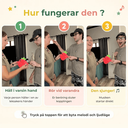 Plyschleksak med ny vågteknik™